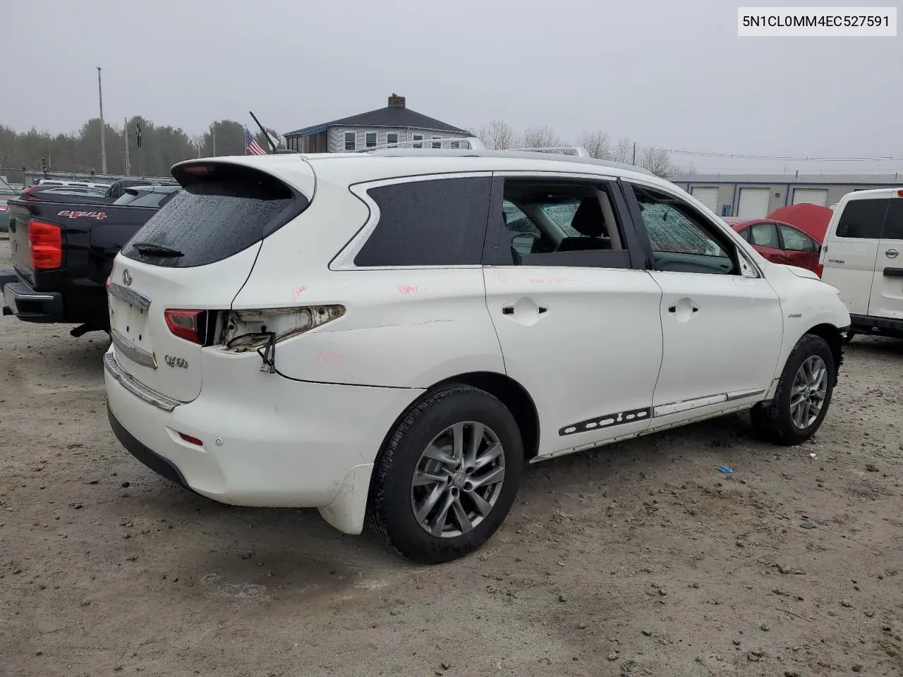 2014 Infiniti Qx60 Hybrid VIN: 5N1CL0MM4EC527591 Lot: 50427094