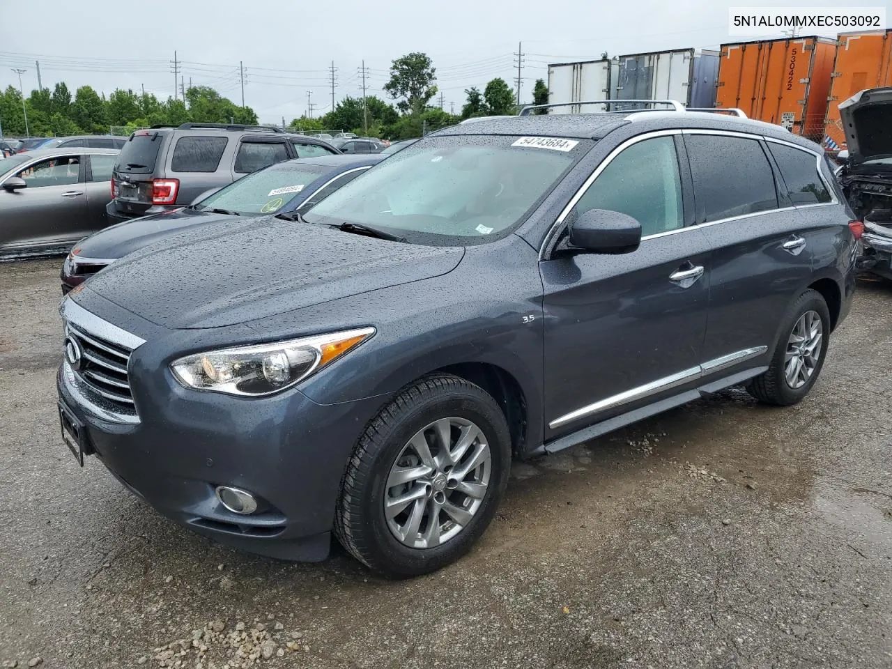 2014 Infiniti Qx60 VIN: 5N1AL0MMXEC503092 Lot: 54743684