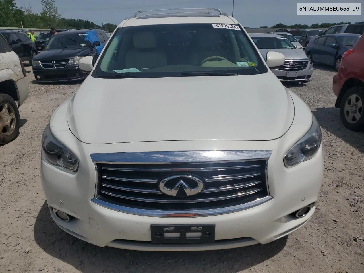 2014 Infiniti Qx60 VIN: 5N1AL0MM8EC555109 Lot: 61676564