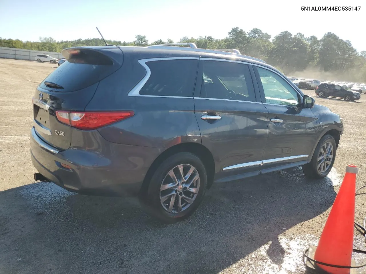 2014 Infiniti Qx60 VIN: 5N1AL0MM4EC535147 Lot: 61862604