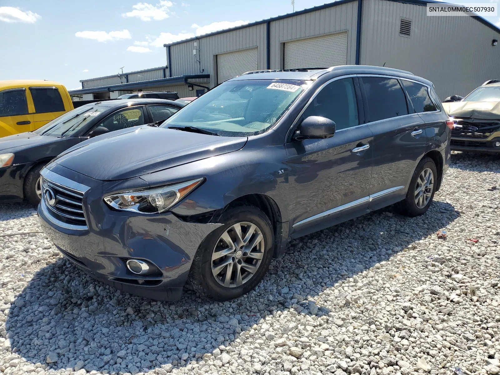 2014 Infiniti Qx60 VIN: 5N1AL0MM0EC507930 Lot: 64587564