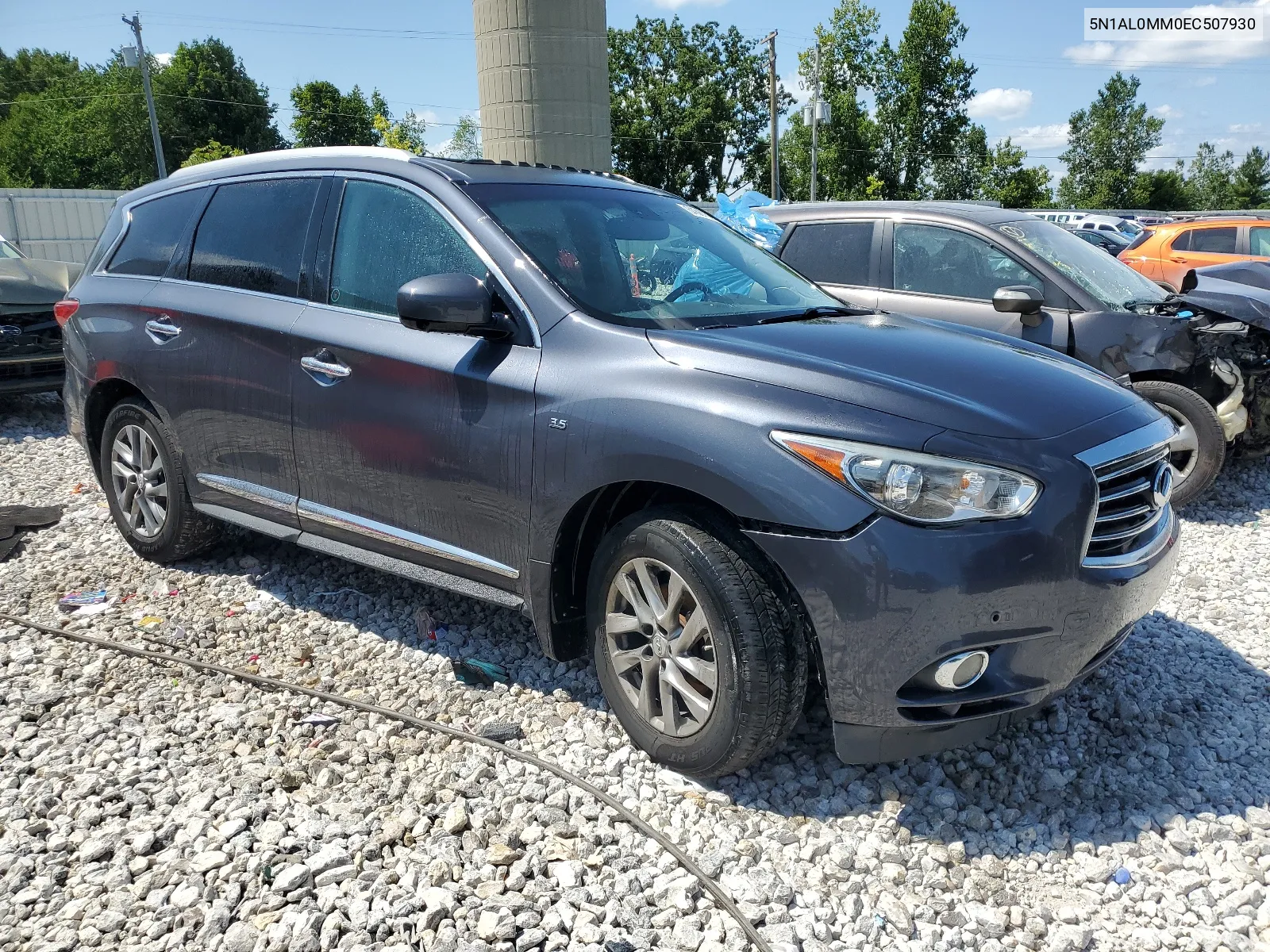 2014 Infiniti Qx60 VIN: 5N1AL0MM0EC507930 Lot: 64587564