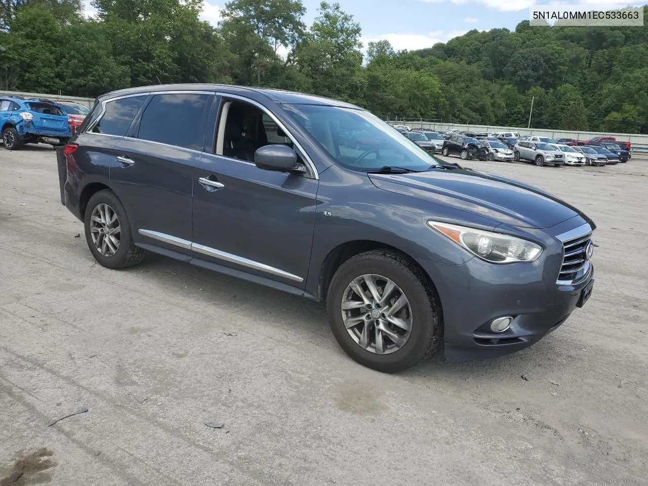 2014 Infiniti Qx60 VIN: 5N1AL0MM1EC533663 Lot: 65087224