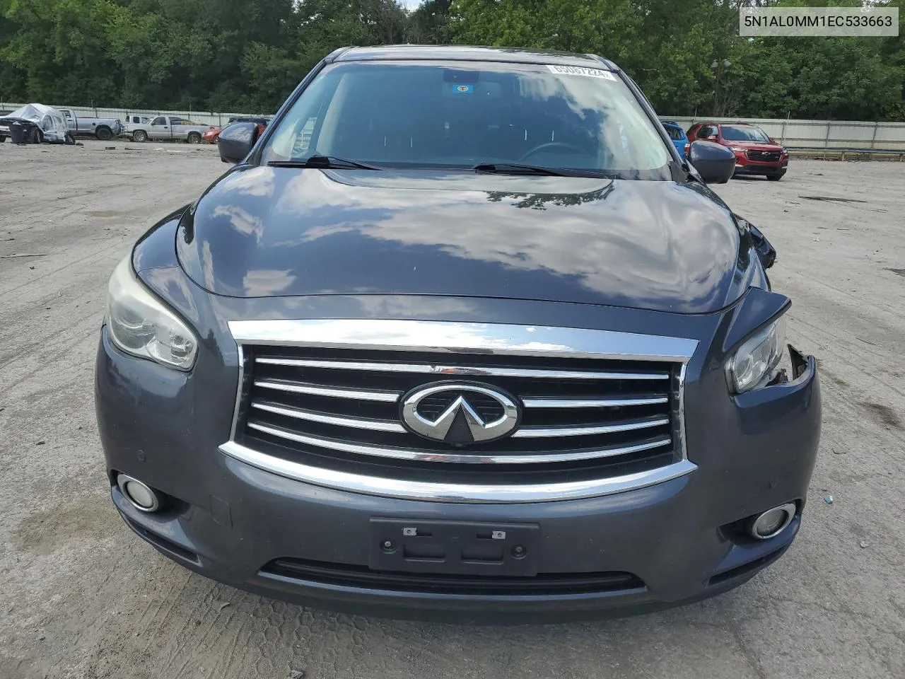 2014 Infiniti Qx60 VIN: 5N1AL0MM1EC533663 Lot: 65087224