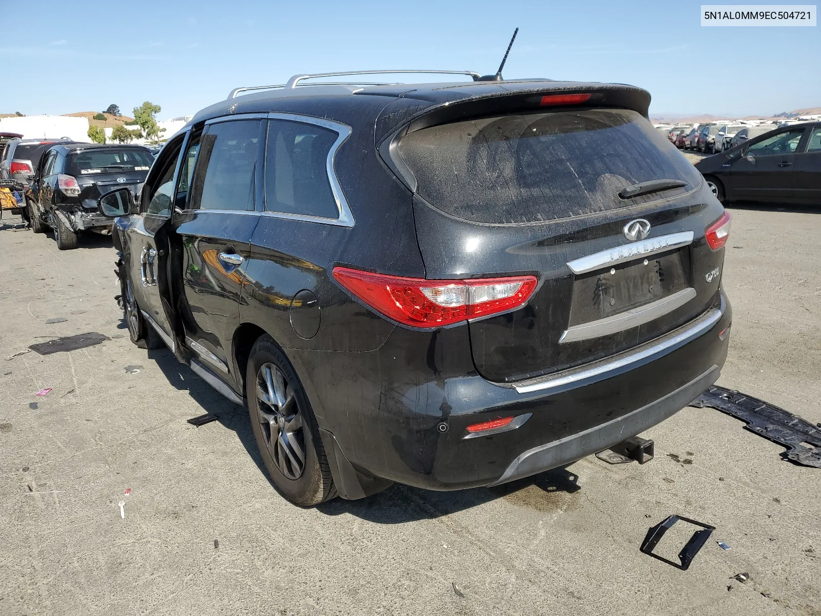 2014 Infiniti Qx60 VIN: 5N1AL0MM9EC504721 Lot: 65602984