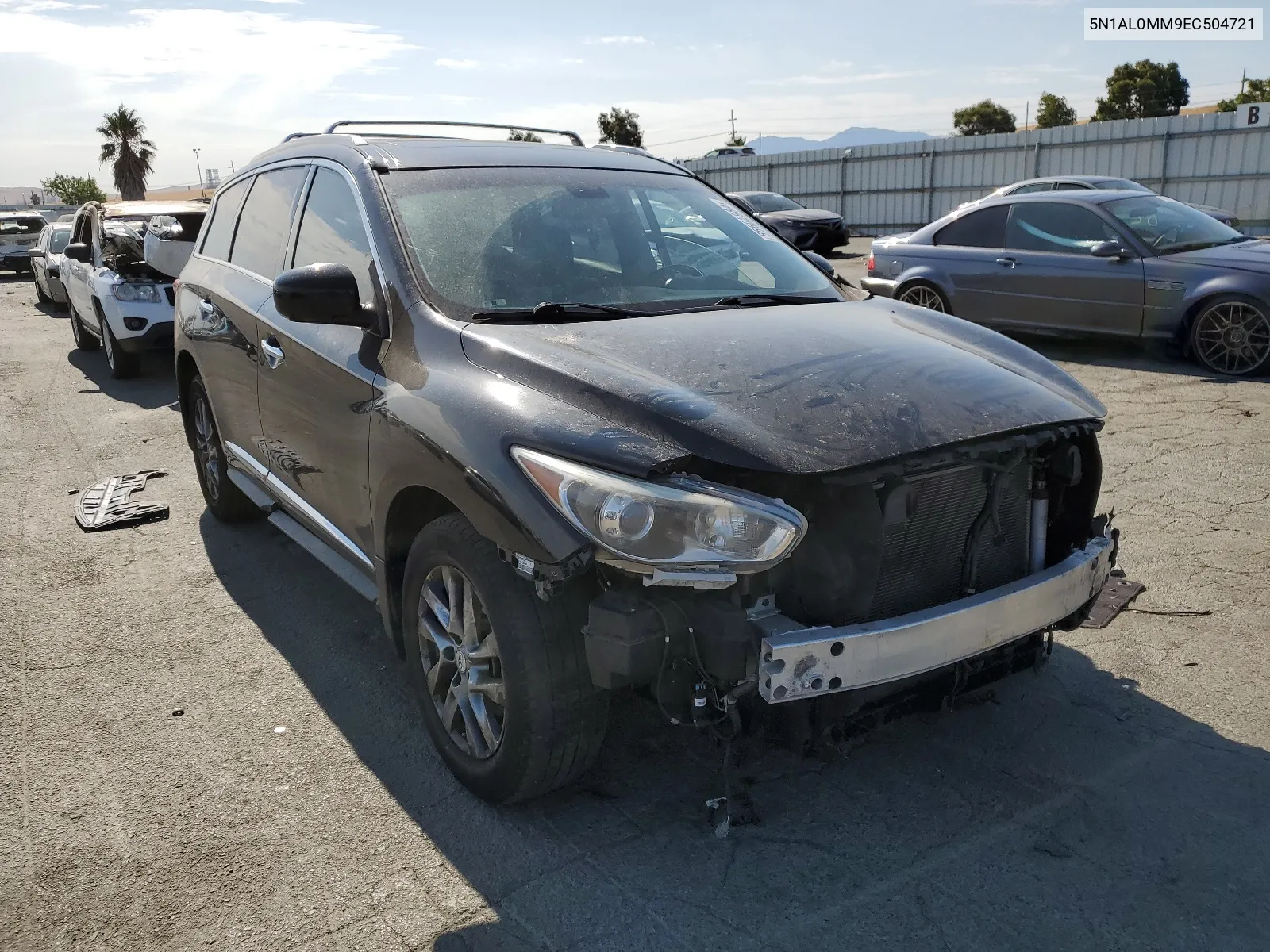 2014 Infiniti Qx60 VIN: 5N1AL0MM9EC504721 Lot: 65602984