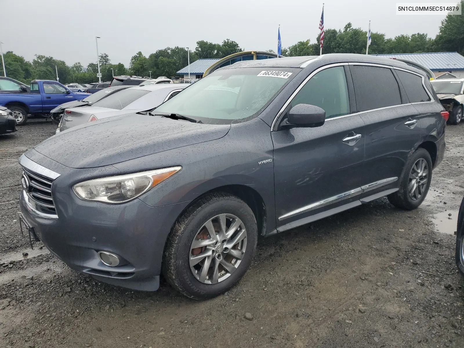 2014 Infiniti Qx60 Hybrid VIN: 5N1CL0MM5EC514879 Lot: 66349074