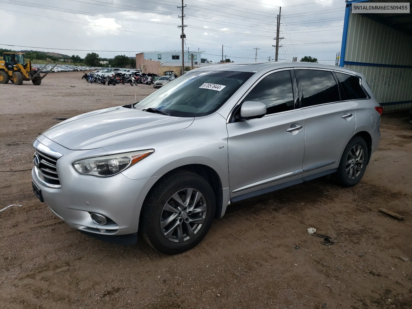 2014 Infiniti Qx60 VIN: 5N1AL0MM6EC509455 Lot: 67057644