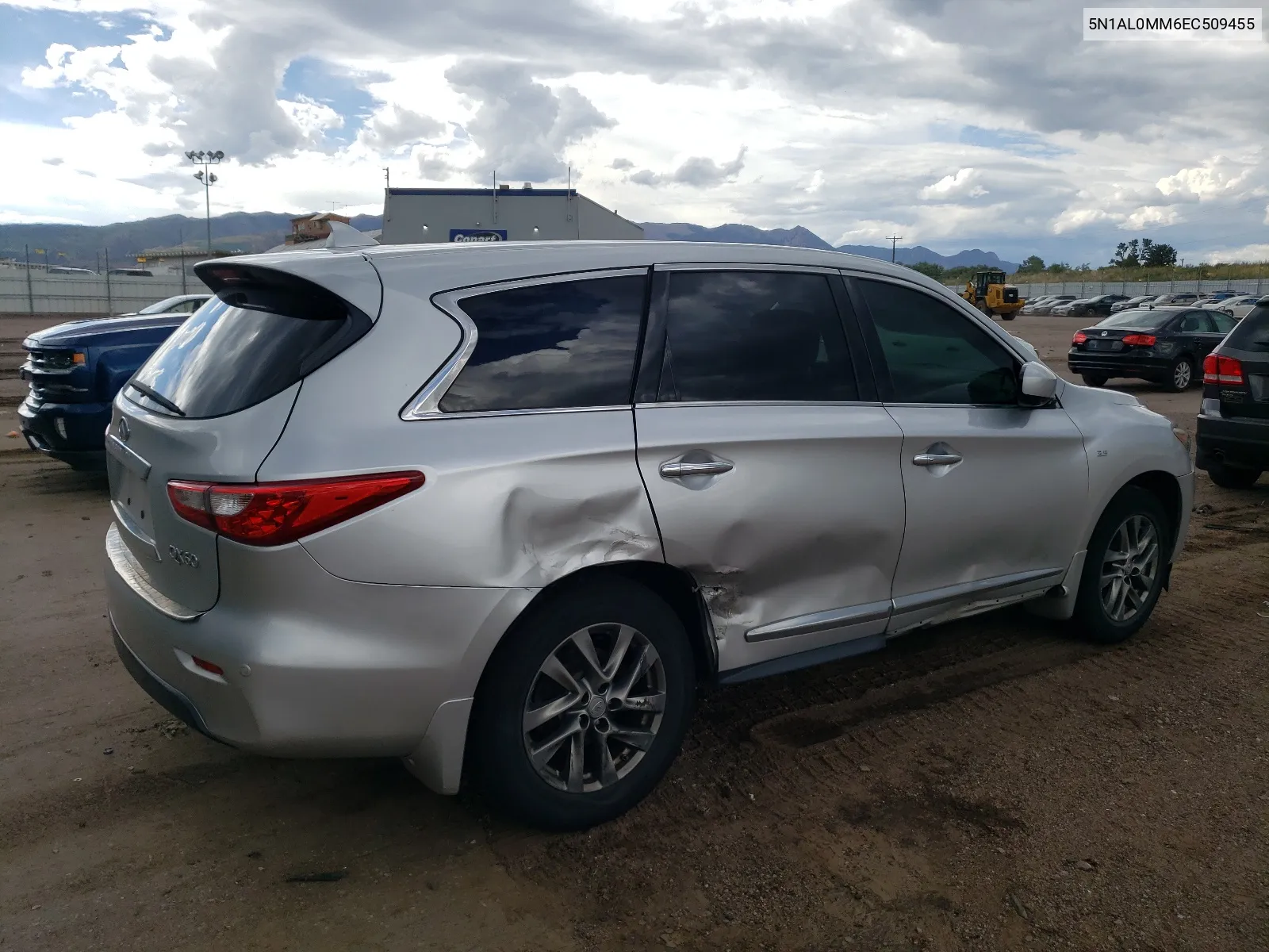 2014 Infiniti Qx60 VIN: 5N1AL0MM6EC509455 Lot: 67057644