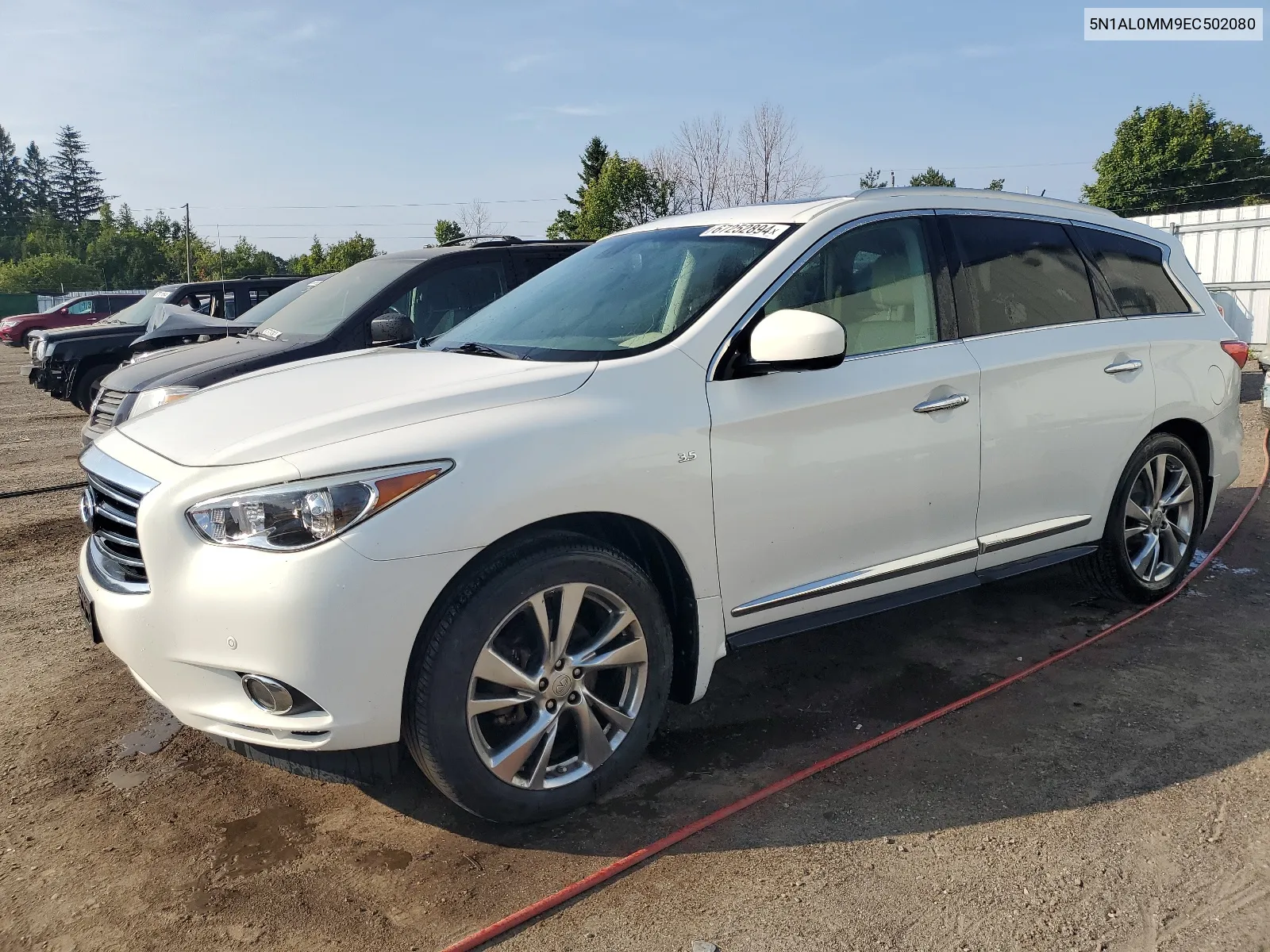 2014 Infiniti Qx60 VIN: 5N1AL0MM9EC502080 Lot: 67252894