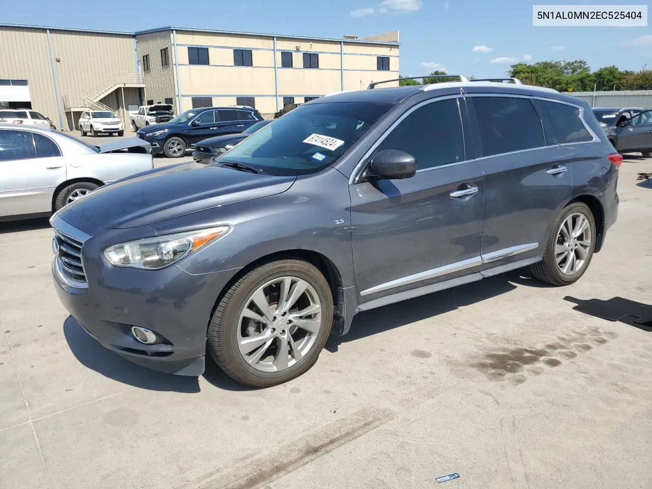 2014 Infiniti Qx60 VIN: 5N1AL0MN2EC525404 Lot: 67414524