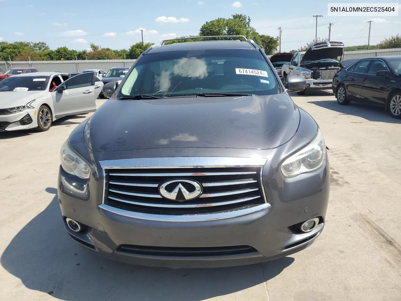 2014 Infiniti Qx60 VIN: 5N1AL0MN2EC525404 Lot: 67414524