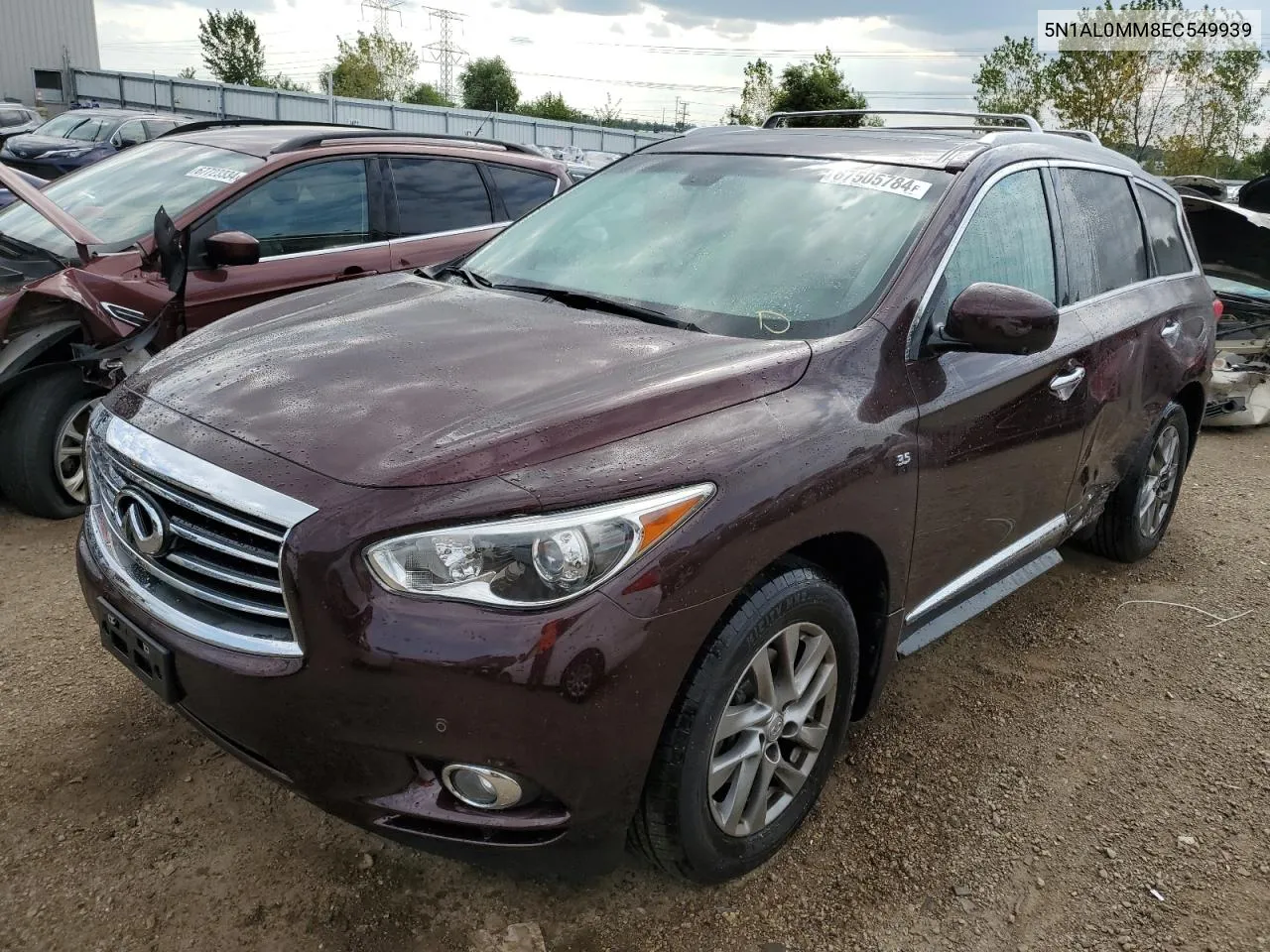 2014 Infiniti Qx60 VIN: 5N1AL0MM8EC549939 Lot: 67505784