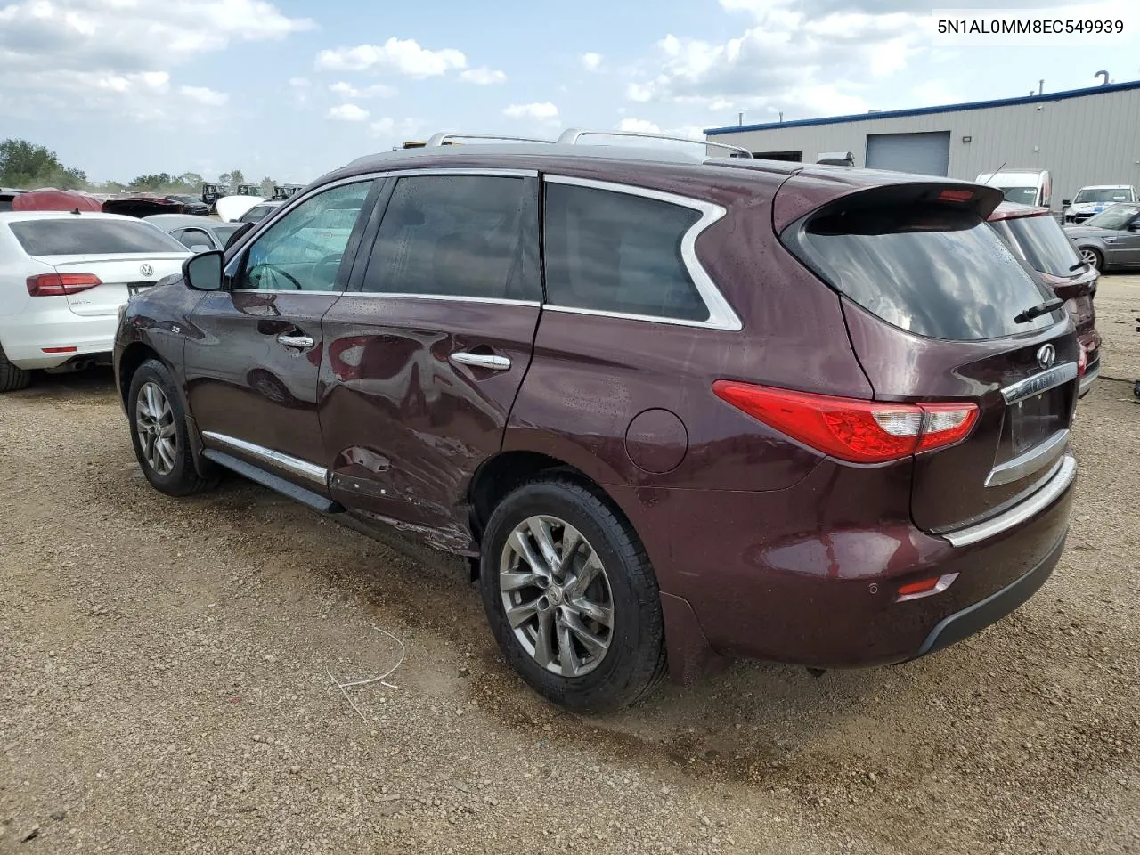 2014 Infiniti Qx60 VIN: 5N1AL0MM8EC549939 Lot: 67505784