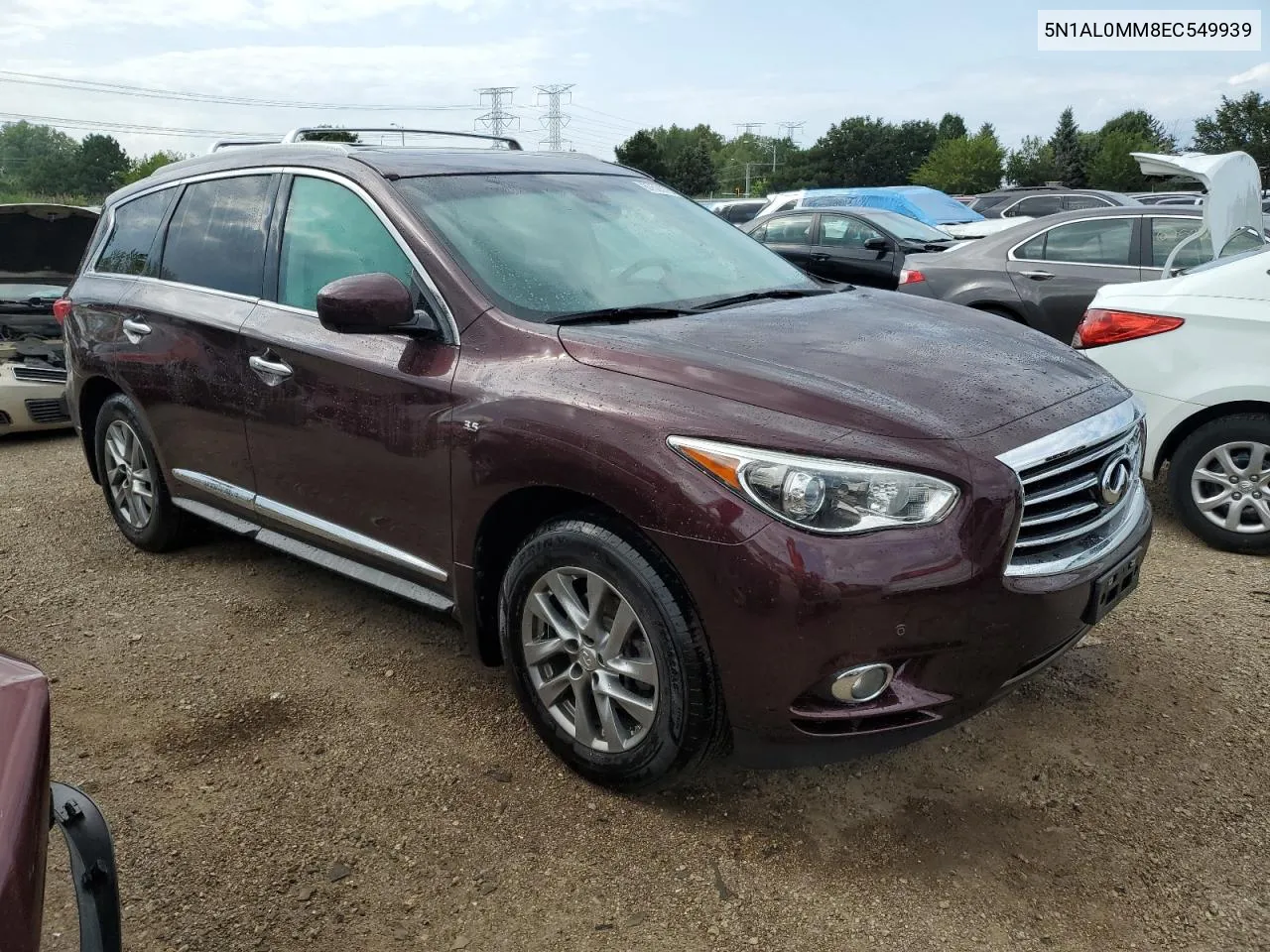 2014 Infiniti Qx60 VIN: 5N1AL0MM8EC549939 Lot: 67505784