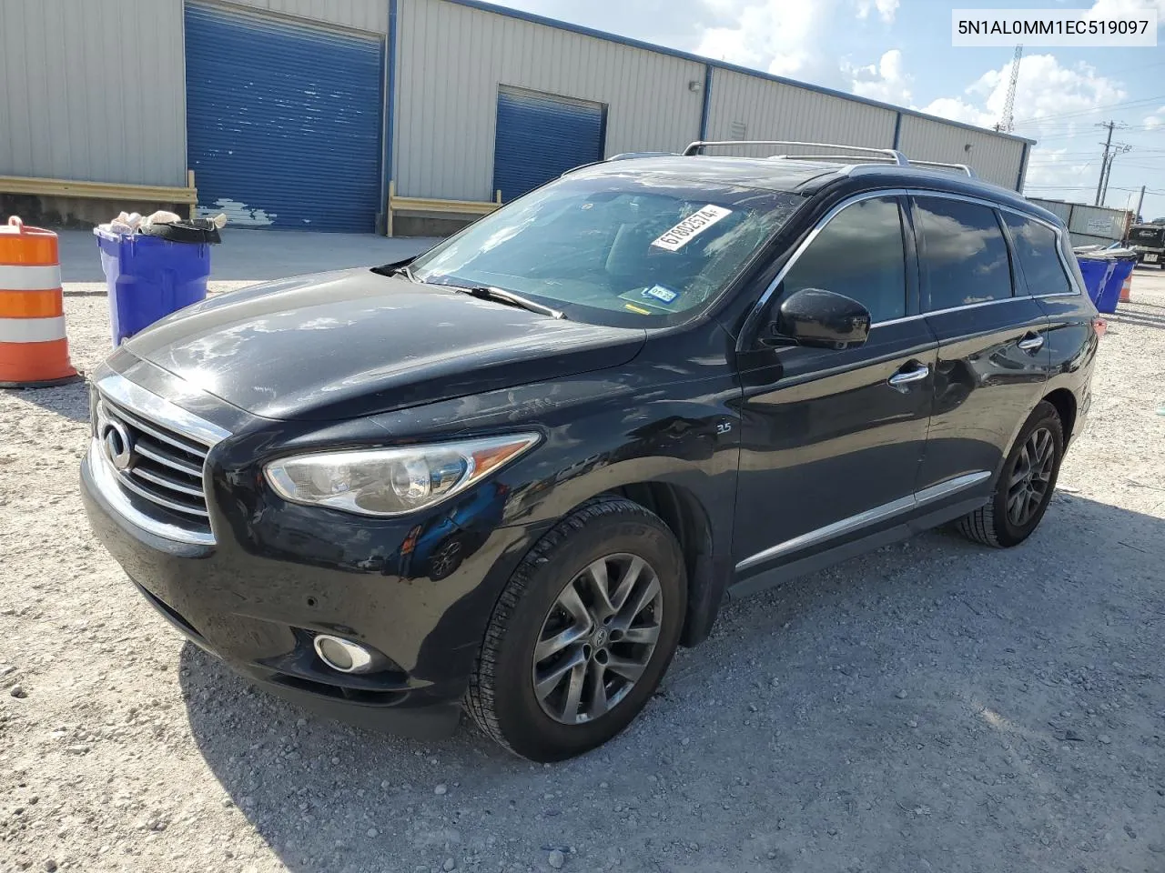 2014 Infiniti Qx60 VIN: 5N1AL0MM1EC519097 Lot: 67802574