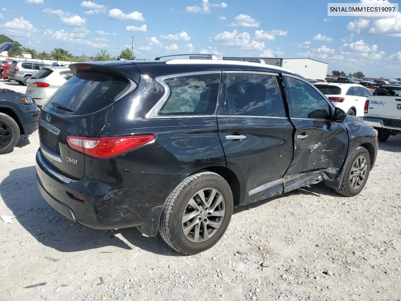 2014 Infiniti Qx60 VIN: 5N1AL0MM1EC519097 Lot: 67802574