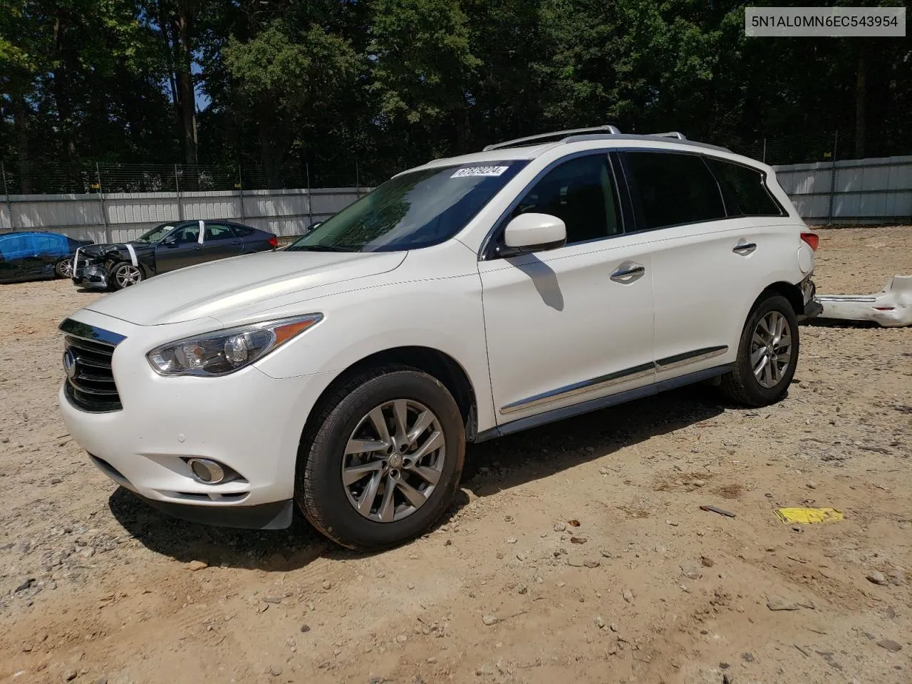 2014 Infiniti Qx60 VIN: 5N1AL0MN6EC543954 Lot: 67829224