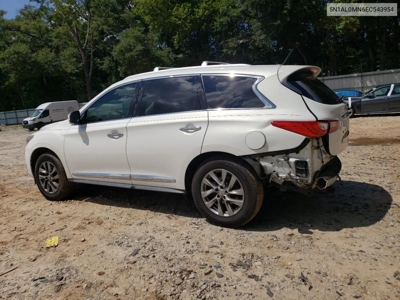 2014 Infiniti Qx60 VIN: 5N1AL0MN6EC543954 Lot: 67829224