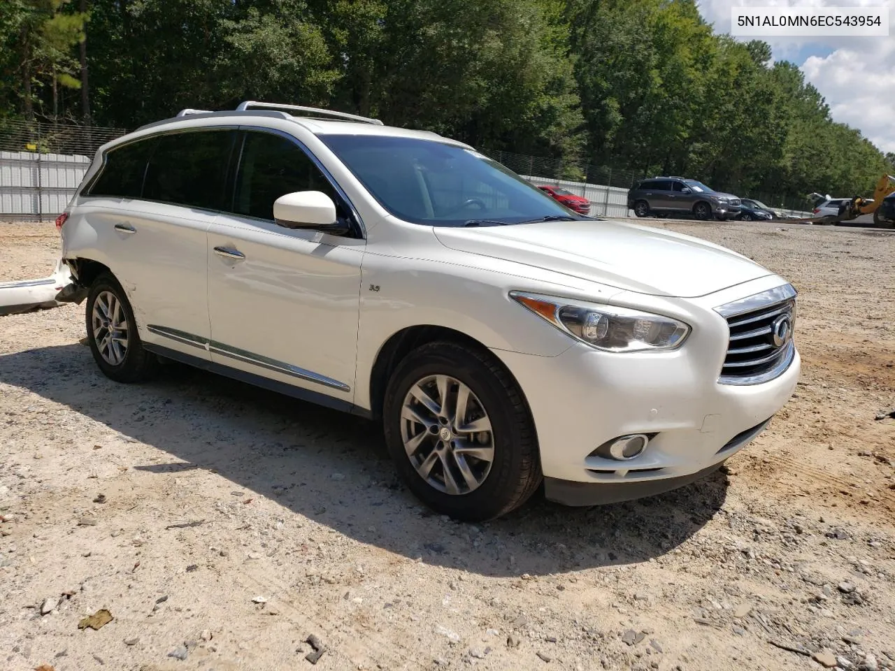 2014 Infiniti Qx60 VIN: 5N1AL0MN6EC543954 Lot: 67829224