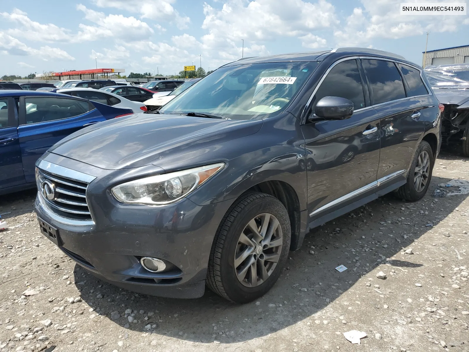 2014 Infiniti Qx60 VIN: 5N1AL0MM9EC541493 Lot: 67842664