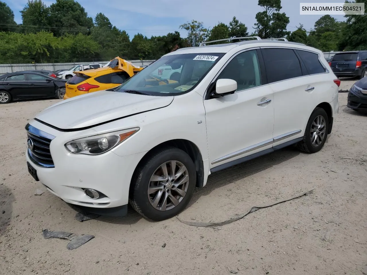 2014 Infiniti Qx60 VIN: 5N1AL0MM1EC504521 Lot: 68297624