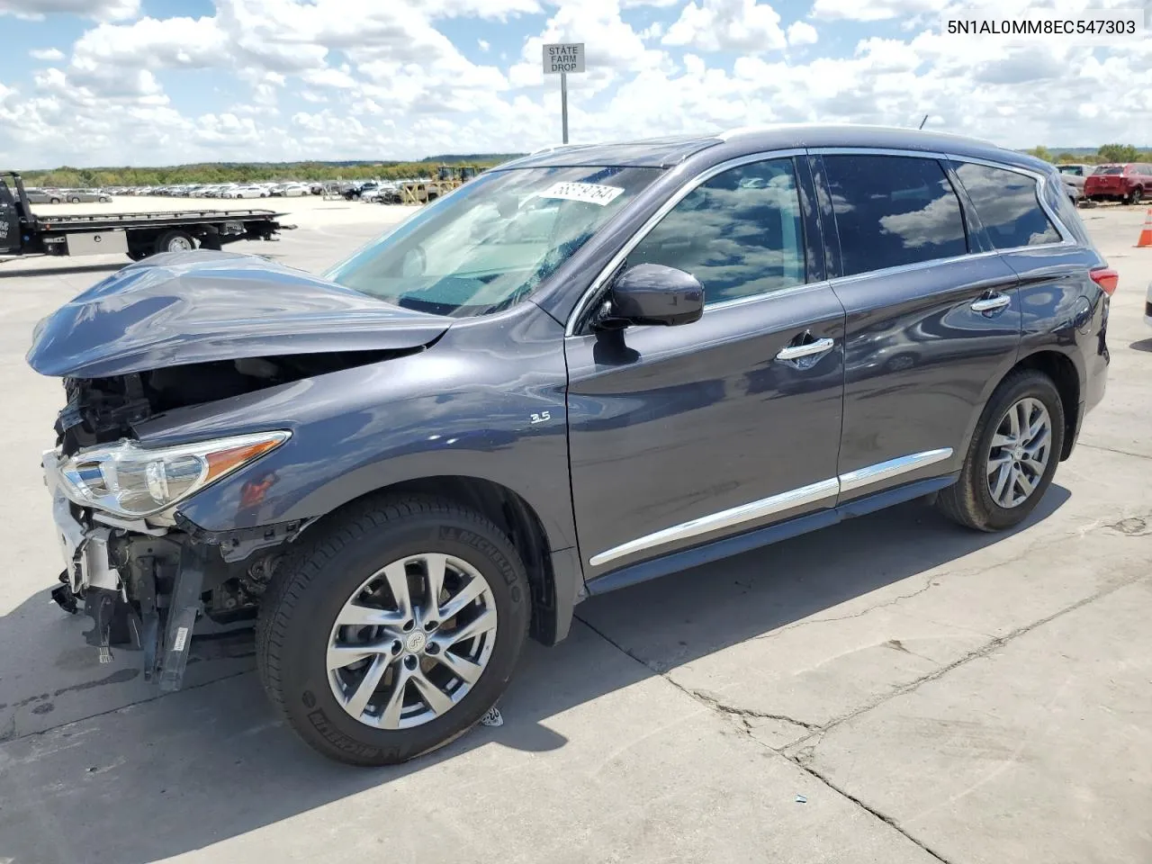 2014 Infiniti Qx60 VIN: 5N1AL0MM8EC547303 Lot: 68319764