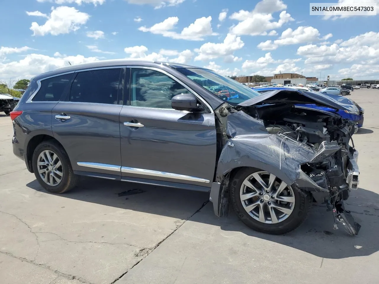 2014 Infiniti Qx60 VIN: 5N1AL0MM8EC547303 Lot: 68319764