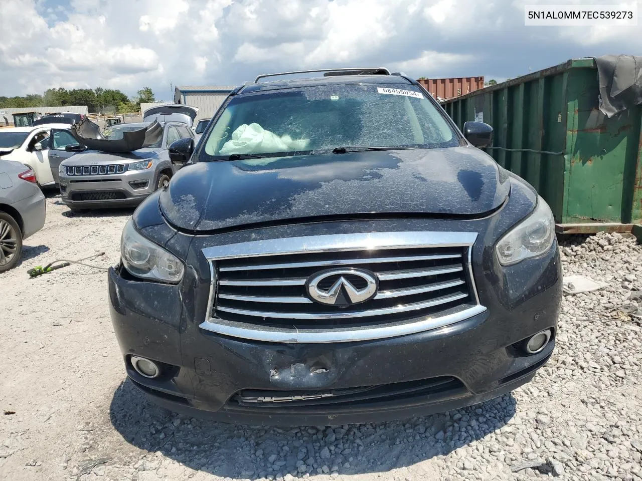 2014 Infiniti Qx60 VIN: 5N1AL0MM7EC539273 Lot: 68455054