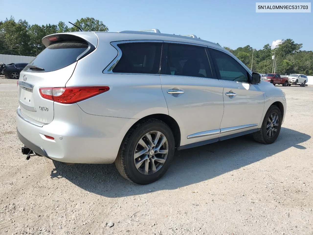 2014 Infiniti Qx60 VIN: 5N1AL0MN9EC531703 Lot: 68650194