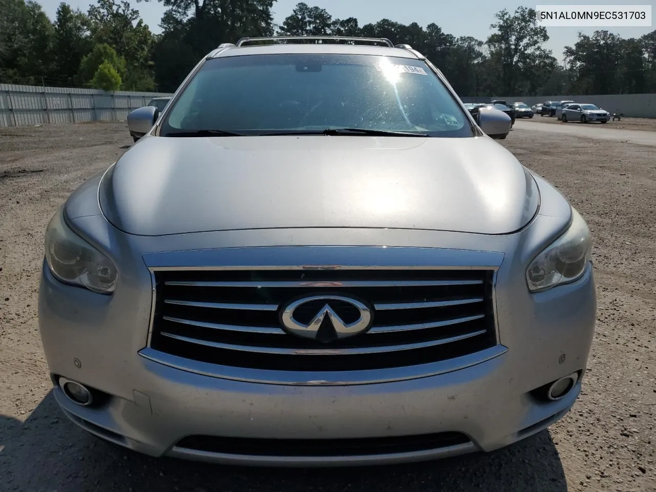 2014 Infiniti Qx60 VIN: 5N1AL0MN9EC531703 Lot: 68650194