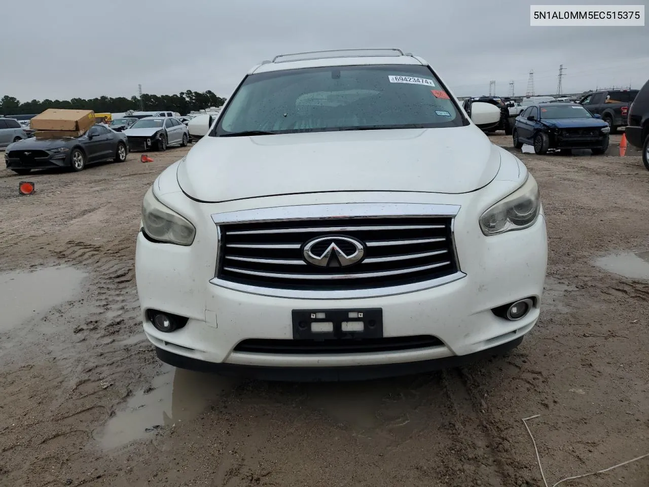 2014 Infiniti Qx60 VIN: 5N1AL0MM5EC515375 Lot: 69423474