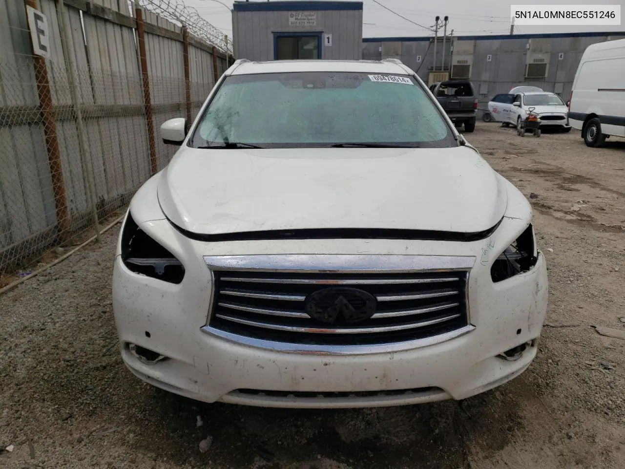 2014 Infiniti Qx60 VIN: 5N1AL0MN8EC551246 Lot: 69478614