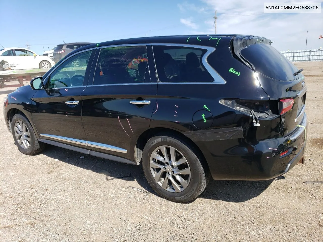 2014 Infiniti Qx60 VIN: 5N1AL0MM2EC533705 Lot: 69954194