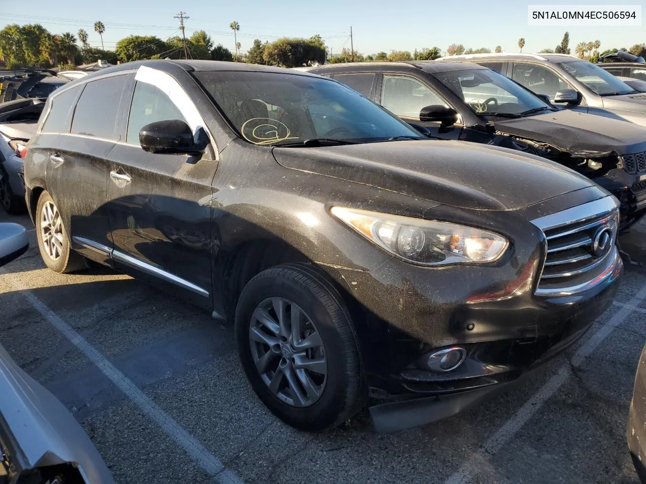 2014 Infiniti Qx60 VIN: 5N1AL0MN4EC506594 Lot: 69969914