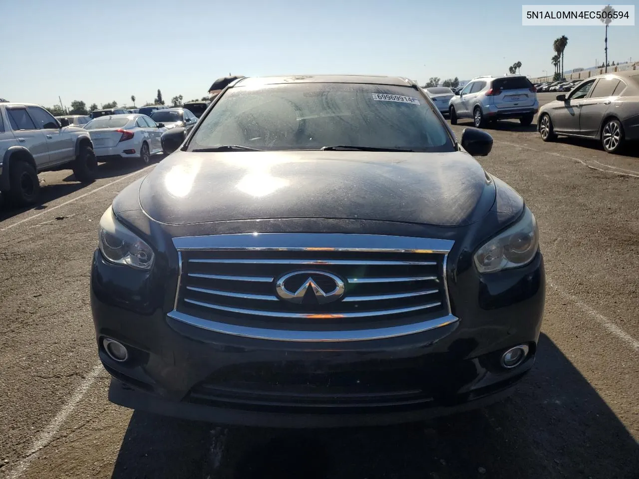 2014 Infiniti Qx60 VIN: 5N1AL0MN4EC506594 Lot: 69969914