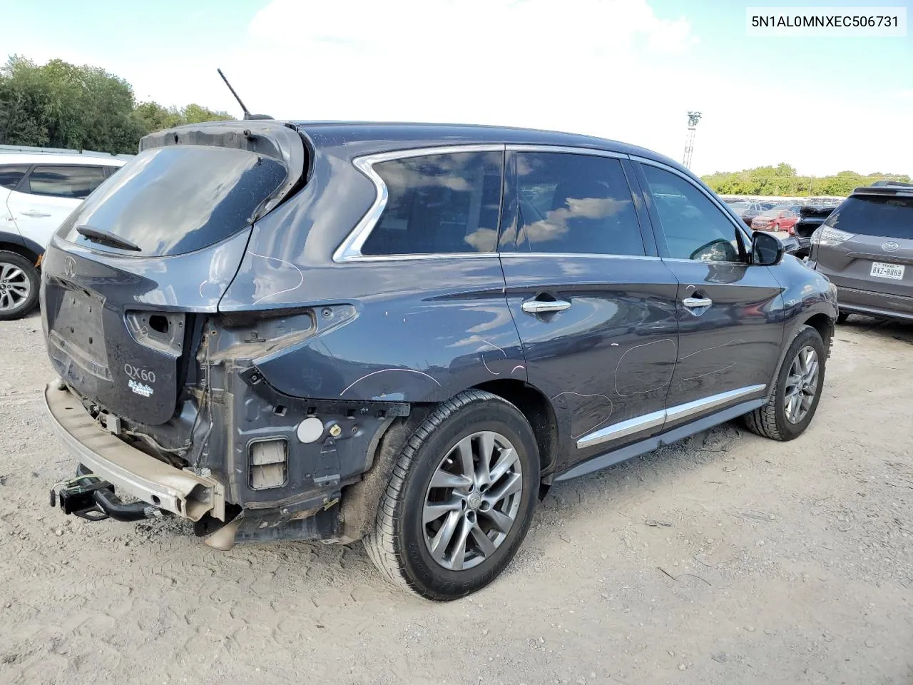 2014 Infiniti Qx60 VIN: 5N1AL0MNXEC506731 Lot: 69973884