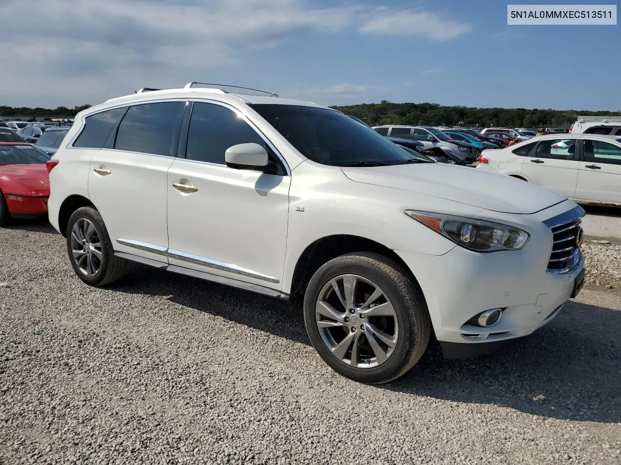 2014 Infiniti Qx60 VIN: 5N1AL0MMXEC513511 Lot: 70777314