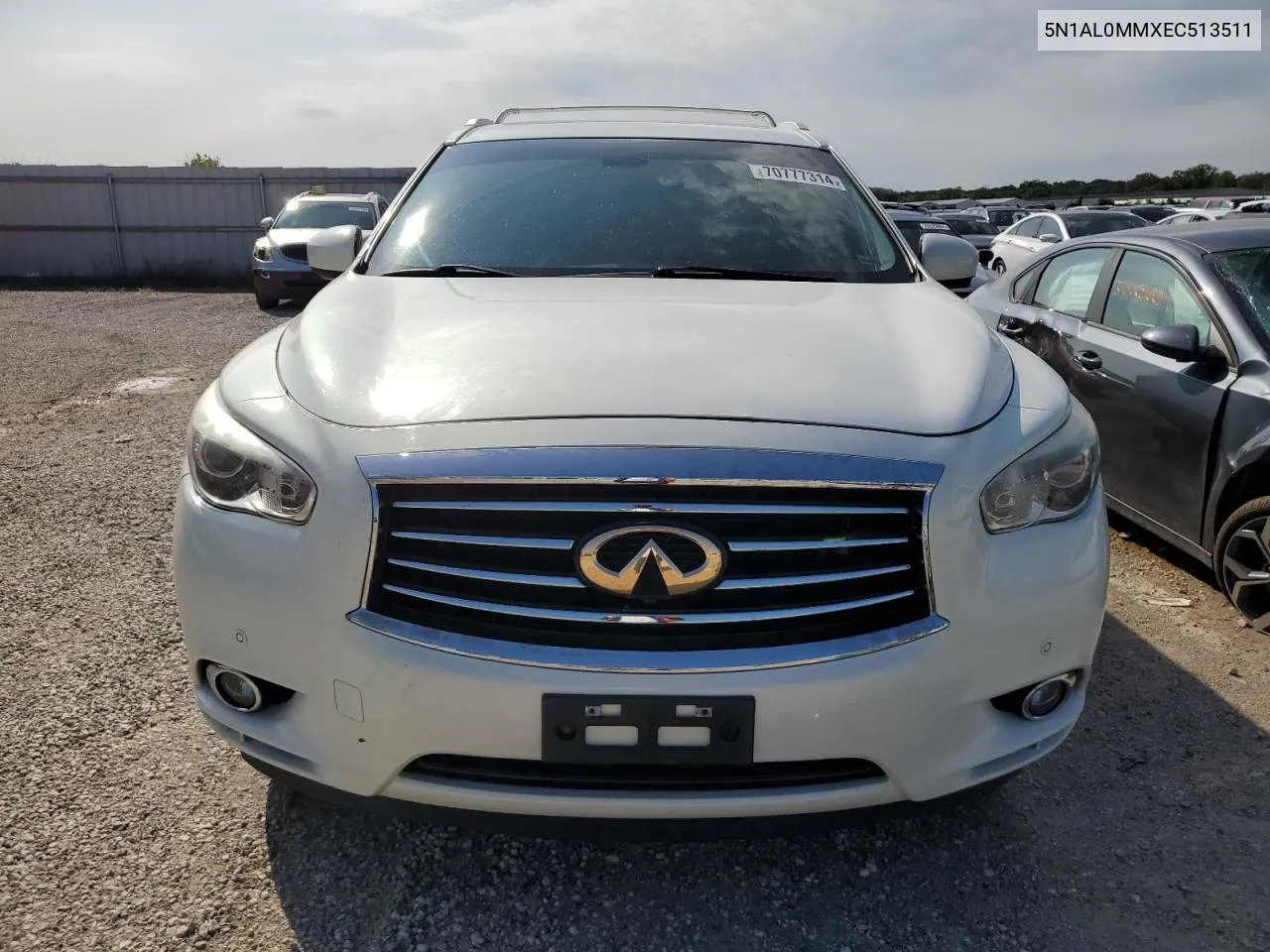 2014 Infiniti Qx60 VIN: 5N1AL0MMXEC513511 Lot: 70777314