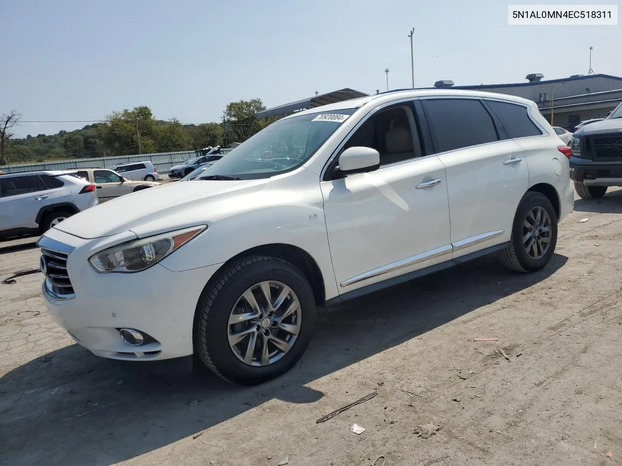 2014 Infiniti Qx60 VIN: 5N1AL0MN4EC518311 Lot: 70920084