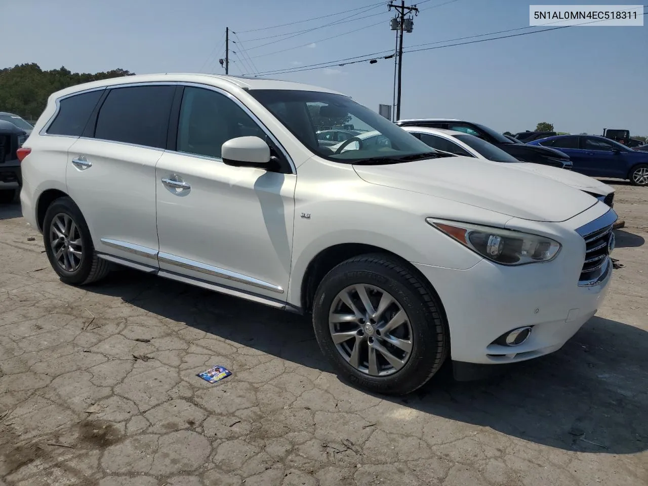 2014 Infiniti Qx60 VIN: 5N1AL0MN4EC518311 Lot: 70920084