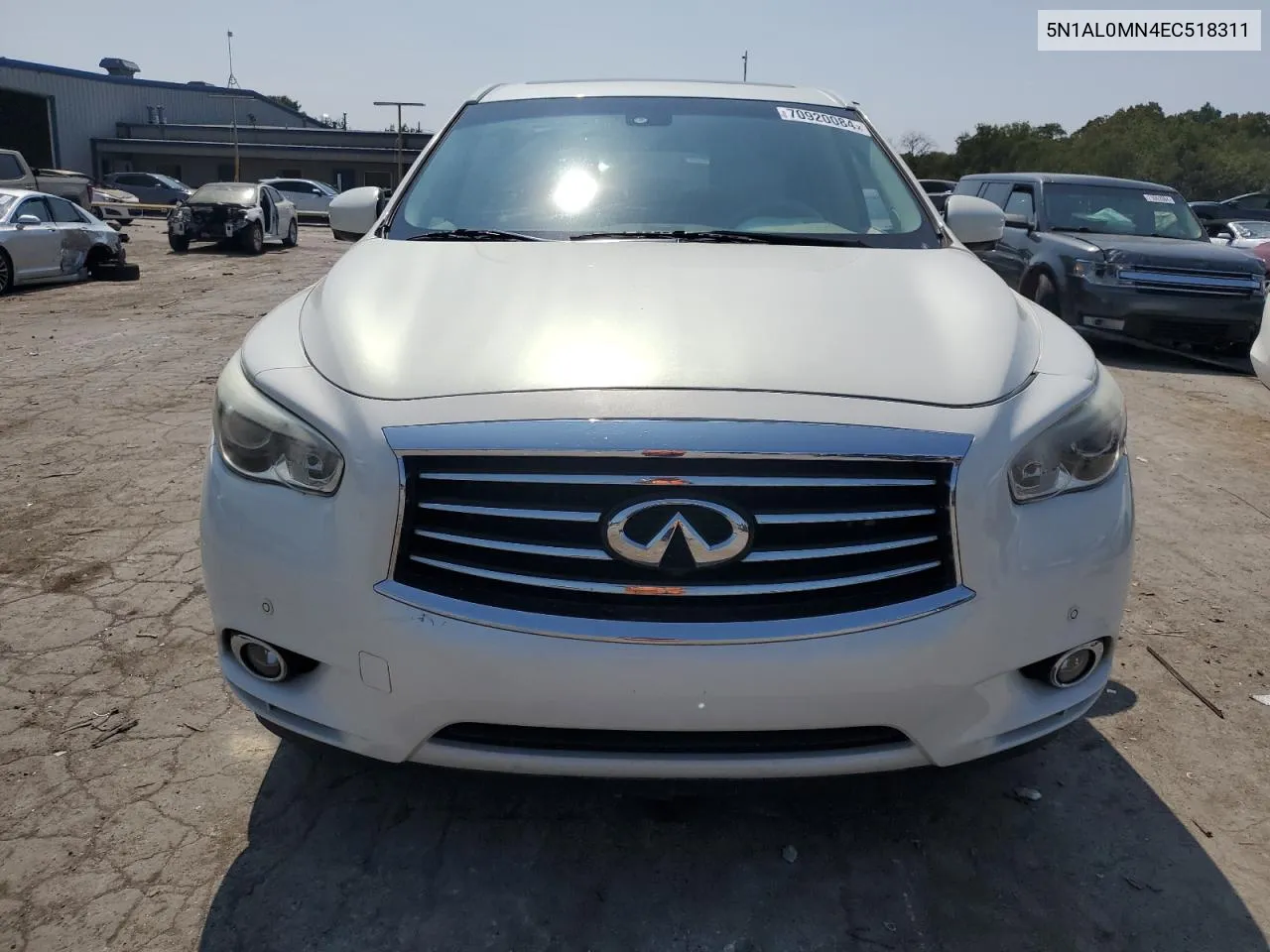 2014 Infiniti Qx60 VIN: 5N1AL0MN4EC518311 Lot: 70920084