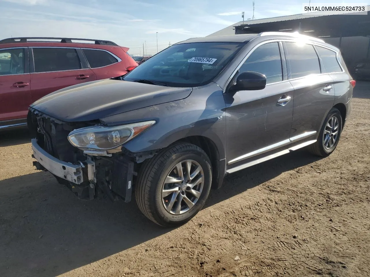 2014 Infiniti Qx60 VIN: 5N1AL0MM6EC524733 Lot: 70965794