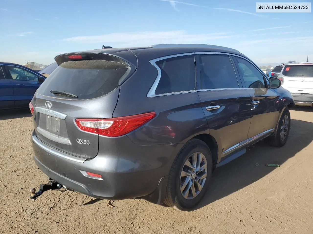 2014 Infiniti Qx60 VIN: 5N1AL0MM6EC524733 Lot: 70965794