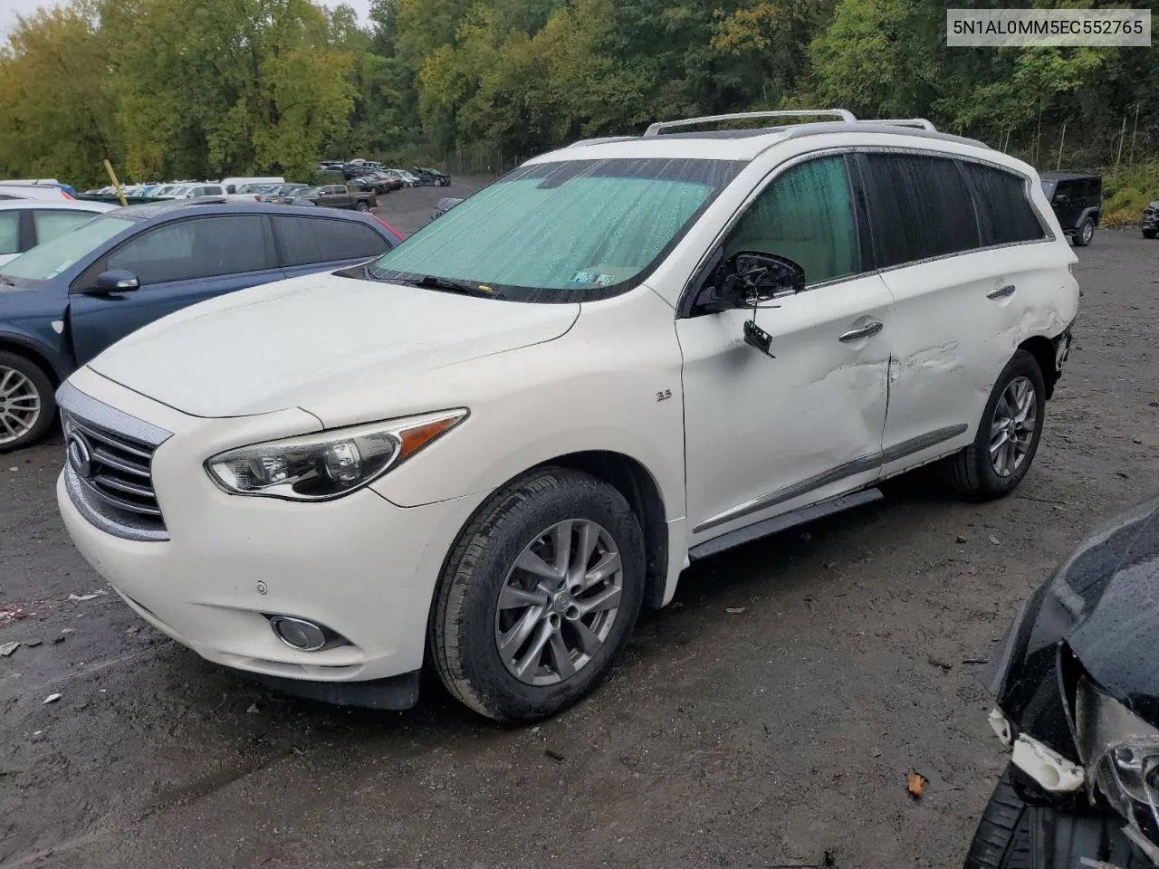 2014 Infiniti Qx60 VIN: 5N1AL0MM5EC552765 Lot: 71191784