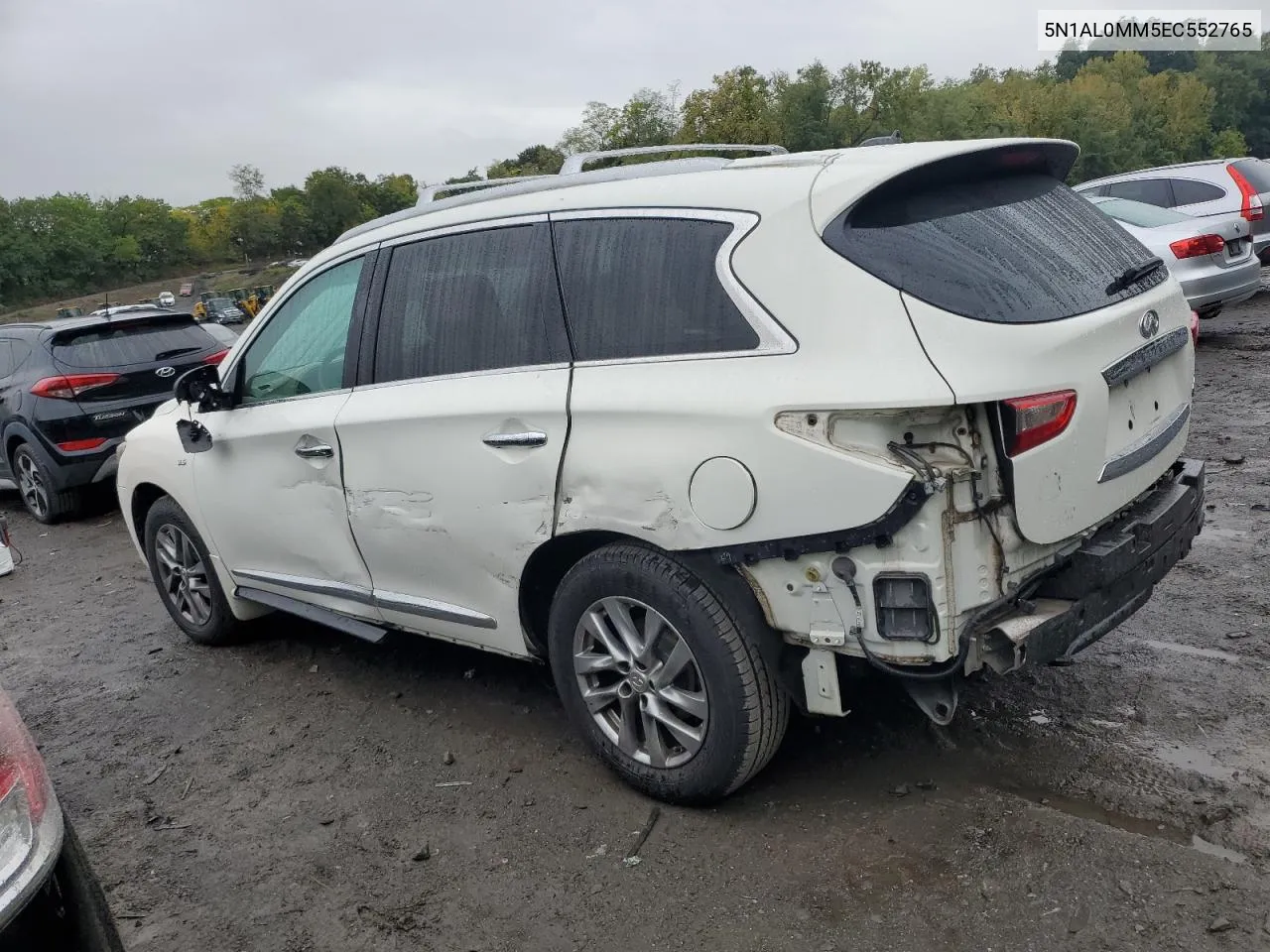 2014 Infiniti Qx60 VIN: 5N1AL0MM5EC552765 Lot: 71191784