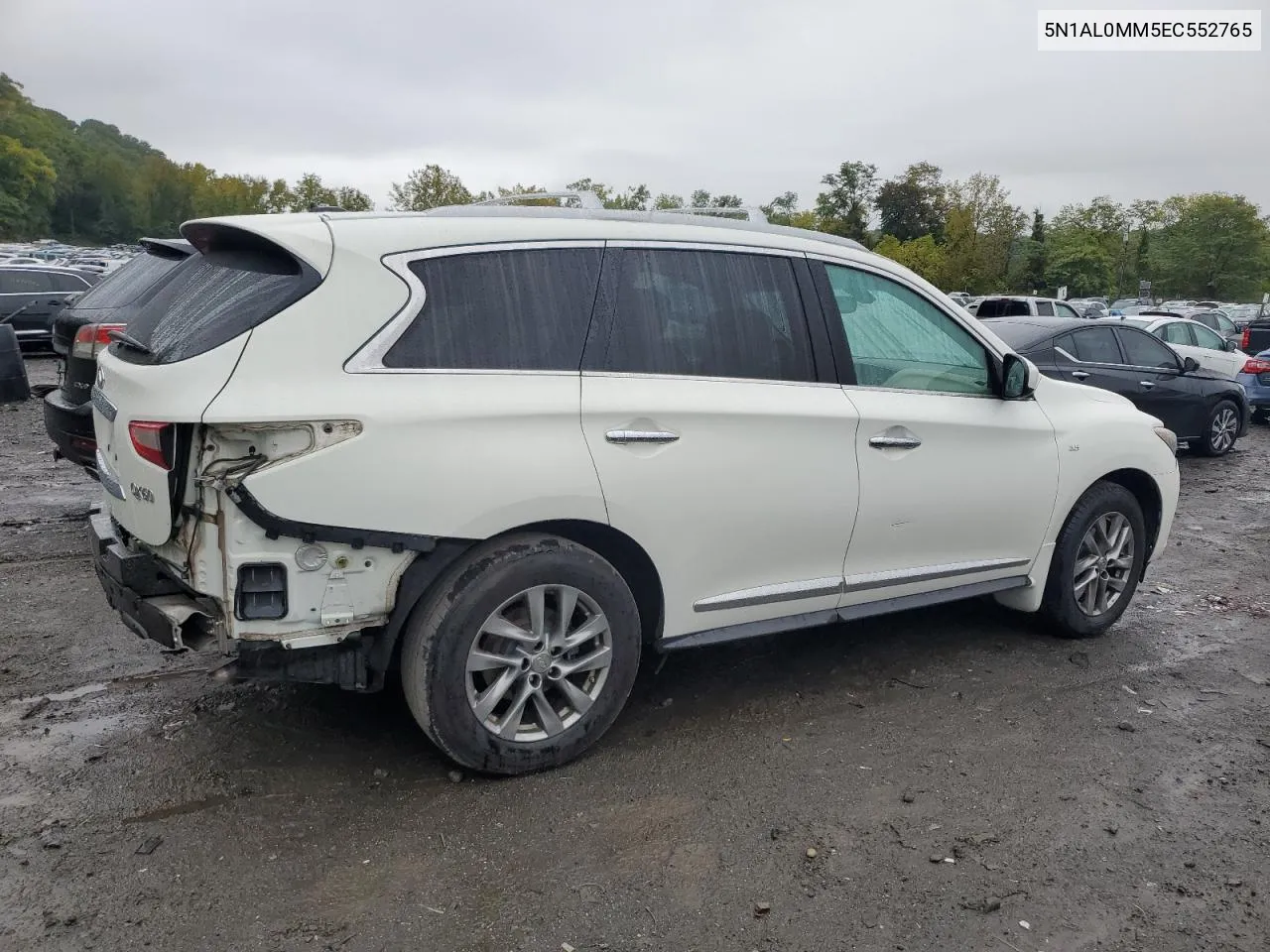 2014 Infiniti Qx60 VIN: 5N1AL0MM5EC552765 Lot: 71191784