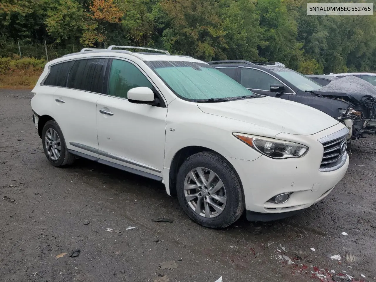 2014 Infiniti Qx60 VIN: 5N1AL0MM5EC552765 Lot: 71191784