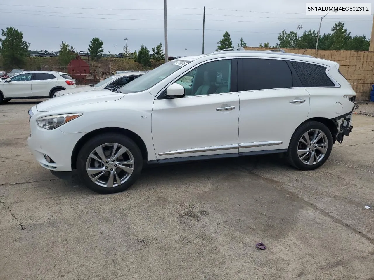 2014 Infiniti Qx60 VIN: 5N1AL0MM4EC502312 Lot: 71270844