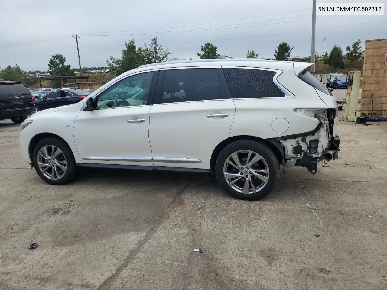 2014 Infiniti Qx60 VIN: 5N1AL0MM4EC502312 Lot: 71270844